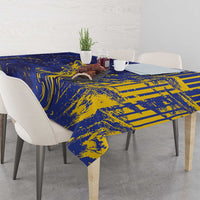 Bosnia And Herzegovina Tablecloth Fierce Dragon Heritage