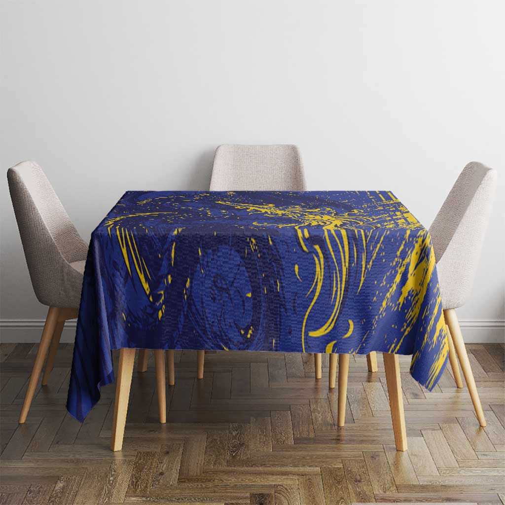 Bosnia And Herzegovina Tablecloth Fierce Dragon Heritage