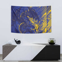 Bosnia And Herzegovina Tapestry Fierce Dragon Heritage