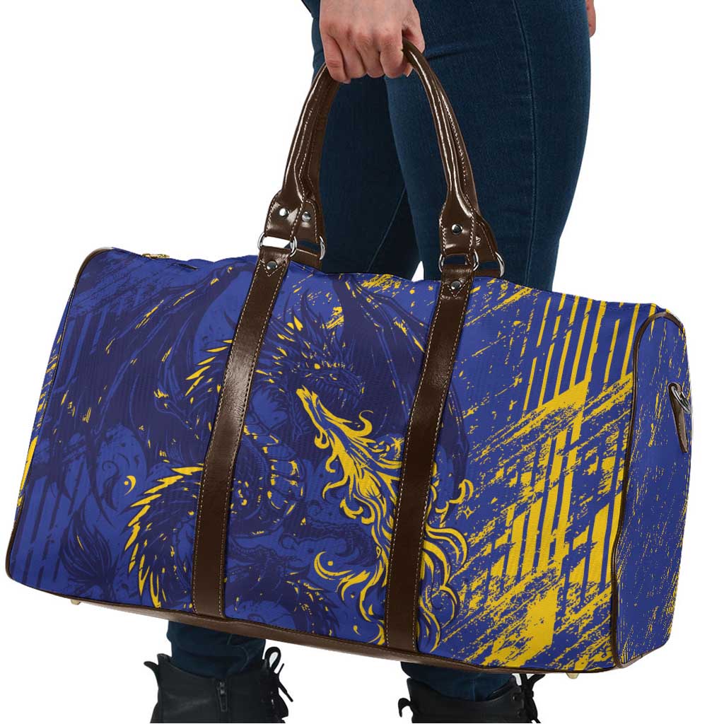 Bosnia And Herzegovina Travel Bag Fierce Dragon Heritage