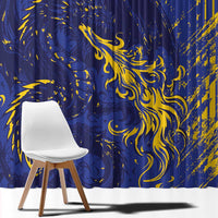 Bosnia And Herzegovina Window Curtain Fierce Dragon Heritage
