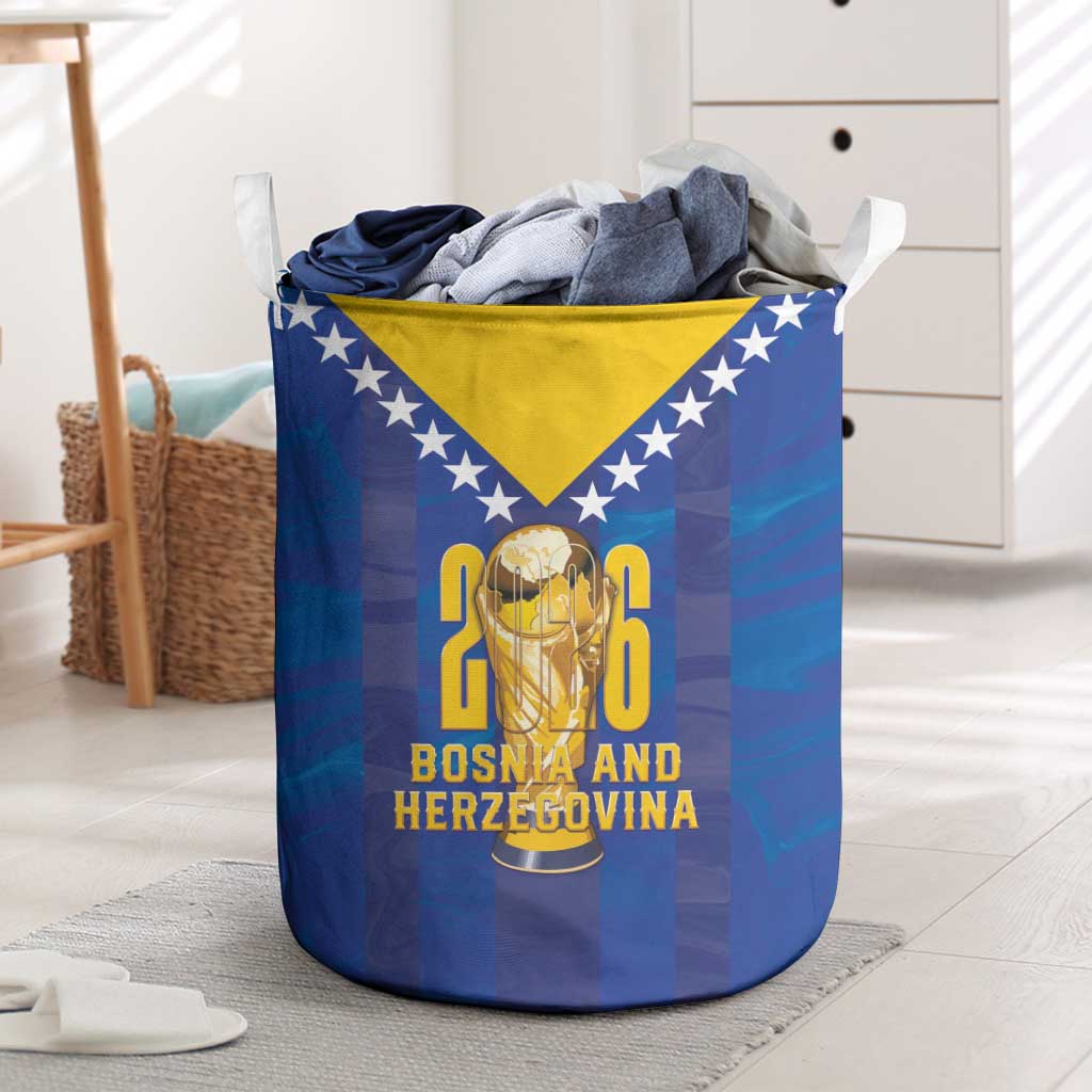 Football 2026 Bosnia And Herzegovina Laundry Basket Trophy Style