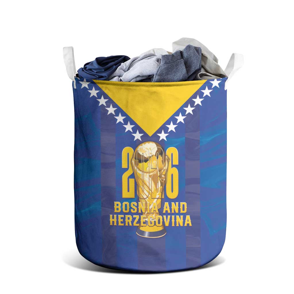 Football 2026 Bosnia And Herzegovina Laundry Basket Trophy Style