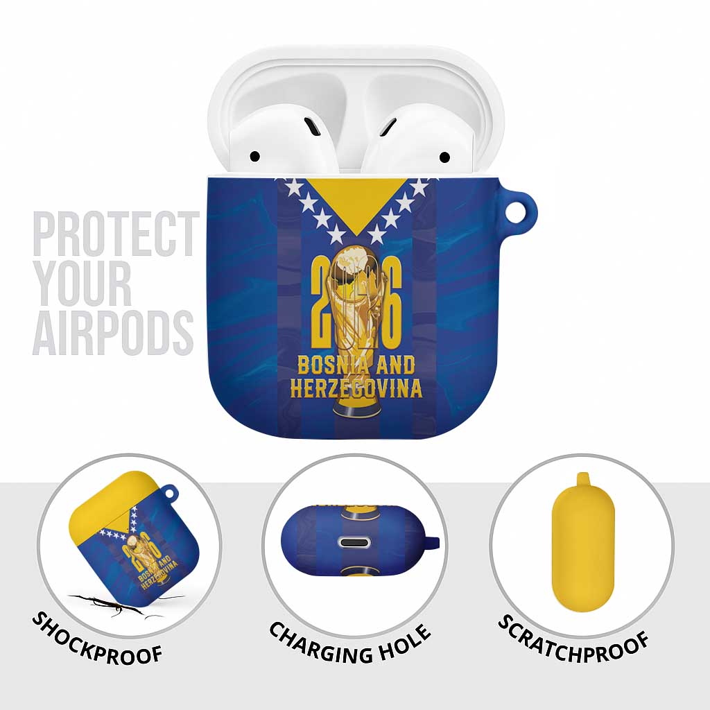 Football 2026 Bosnia And Herzegovina AirPods Case Trophy Style