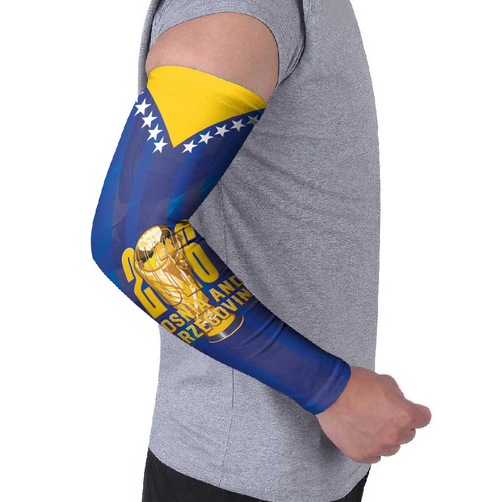 Custom Football 2026 Bosnia And Herzegovina Arm Sleeves Trophy Style