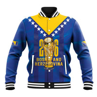 Custom Football 2026 Bosnia And Herzegovina Baseball Jacket Trophy Style
