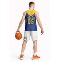 Custom Football 2026 Bosnia And Herzegovina Basketball Jersey Trophy Style