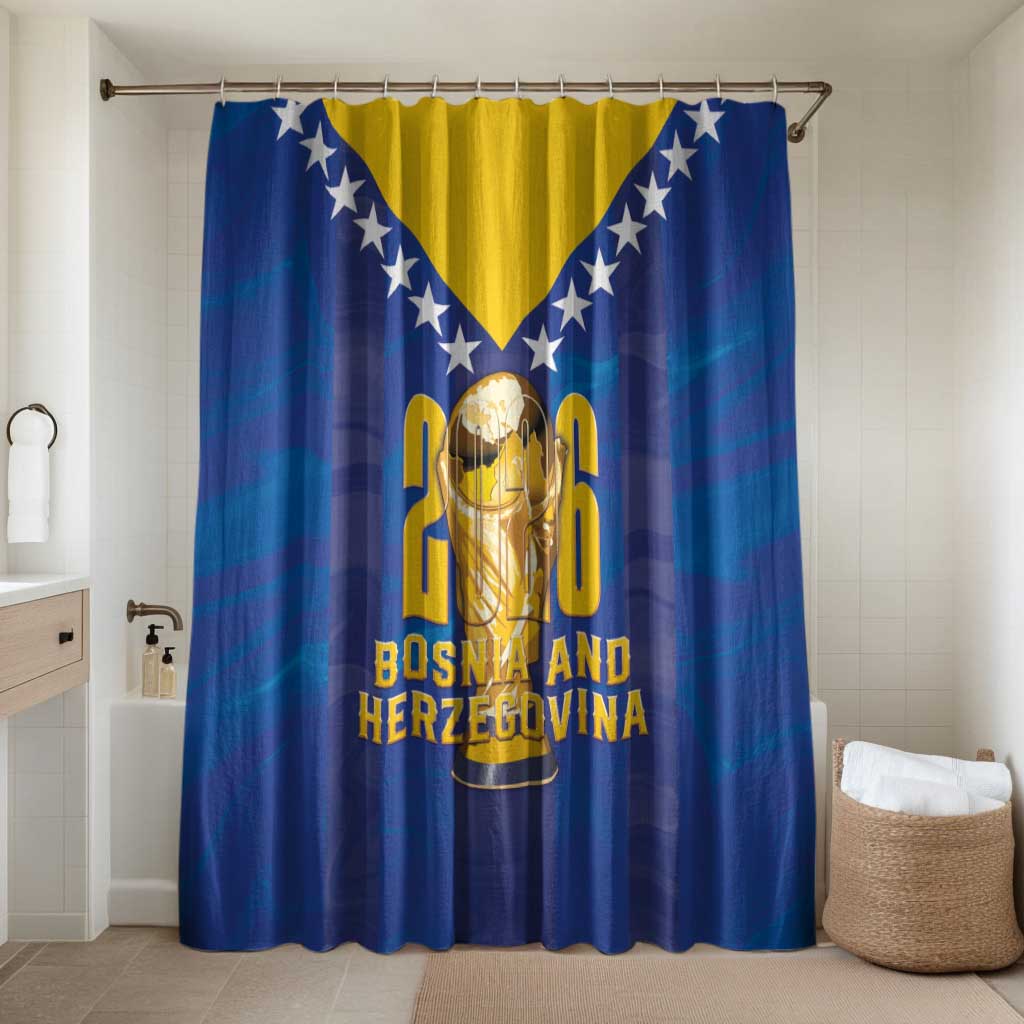 Football 2026 Bosnia And Herzegovina Bathroom Set Trophy Style