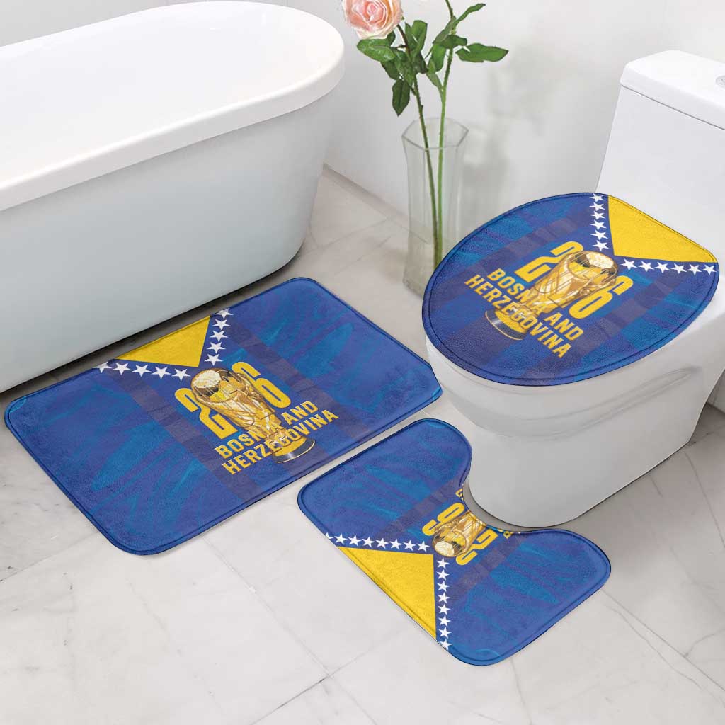 Football 2026 Bosnia And Herzegovina Bathroom Set Trophy Style