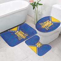 Football 2026 Bosnia And Herzegovina Bathroom Set Trophy Style