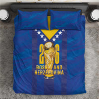 Football 2026 Bosnia And Herzegovina Bedding Set Trophy Style