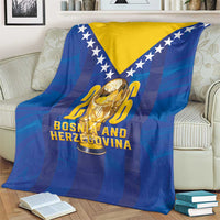 Football 2026 Bosnia And Herzegovina Blanket Trophy Style