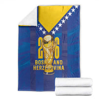 Football 2026 Bosnia And Herzegovina Blanket Trophy Style