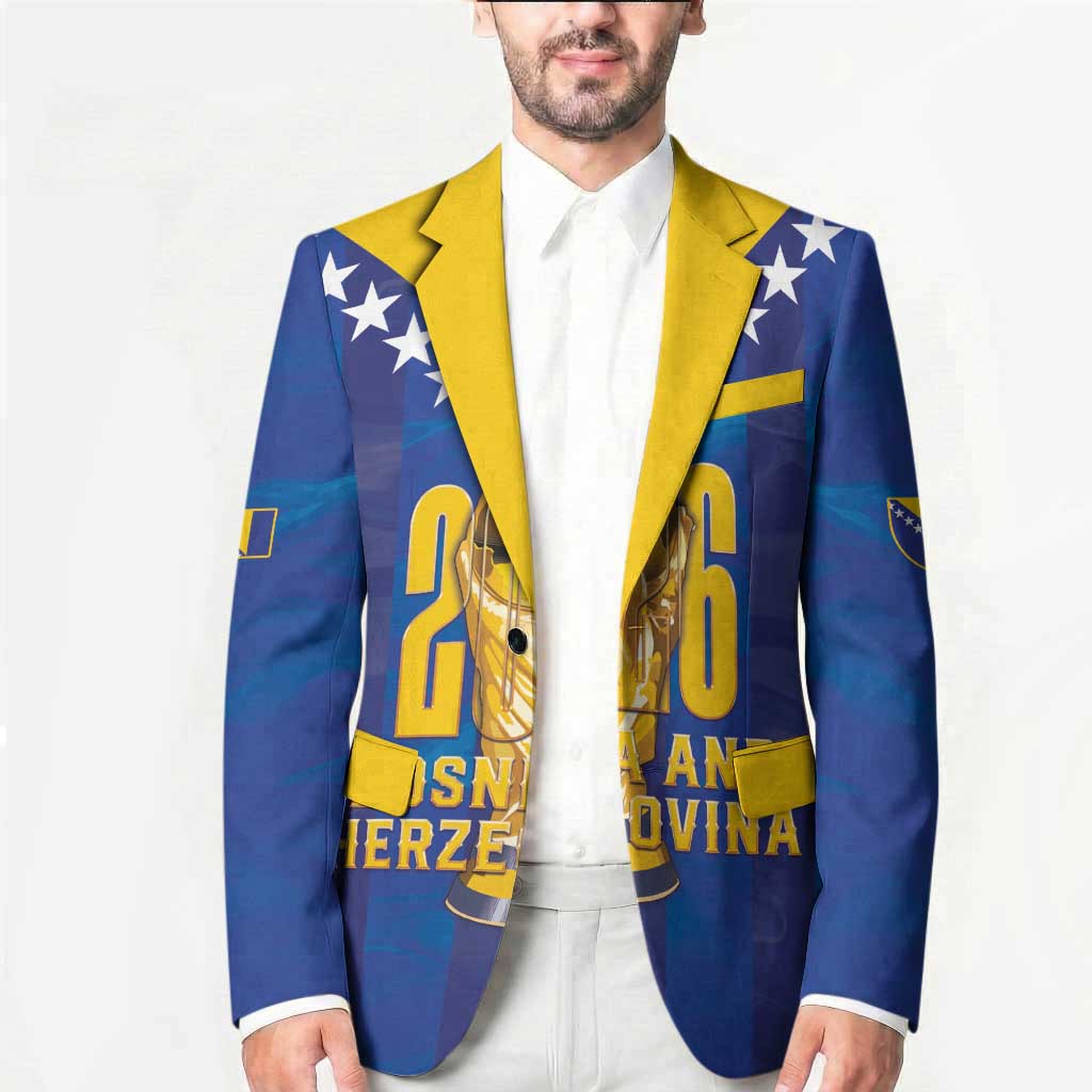 Custom Football 2026 Bosnia And Herzegovina Blazer Trophy Style
