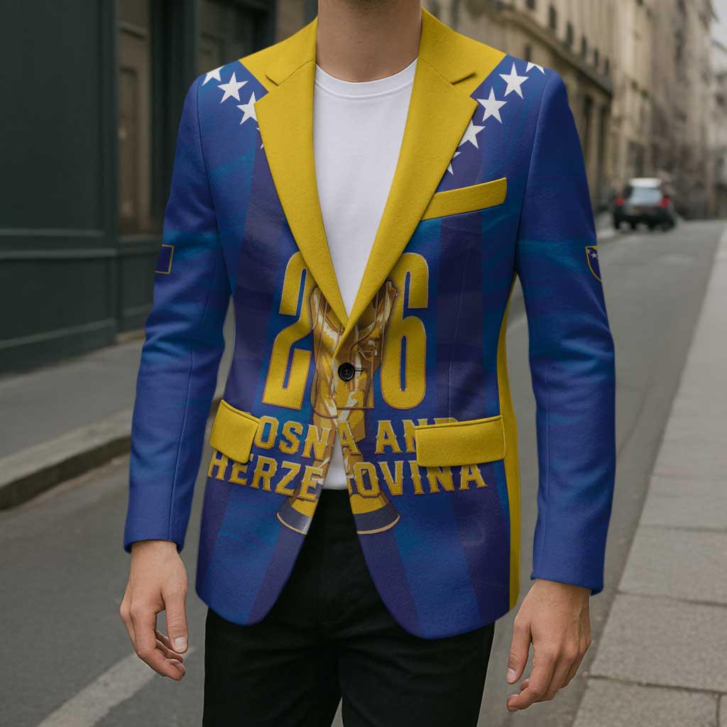 Custom Football 2026 Bosnia And Herzegovina Blazer Trophy Style
