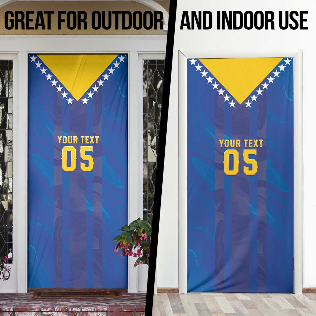 Custom Football 2026 Bosnia And Herzegovina Door Cover Trophy Style