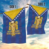 Football 2026 Bosnia And Herzegovina Garden Flag Trophy Style