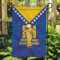 Football 2026 Bosnia And Herzegovina Garden Flag Trophy Style