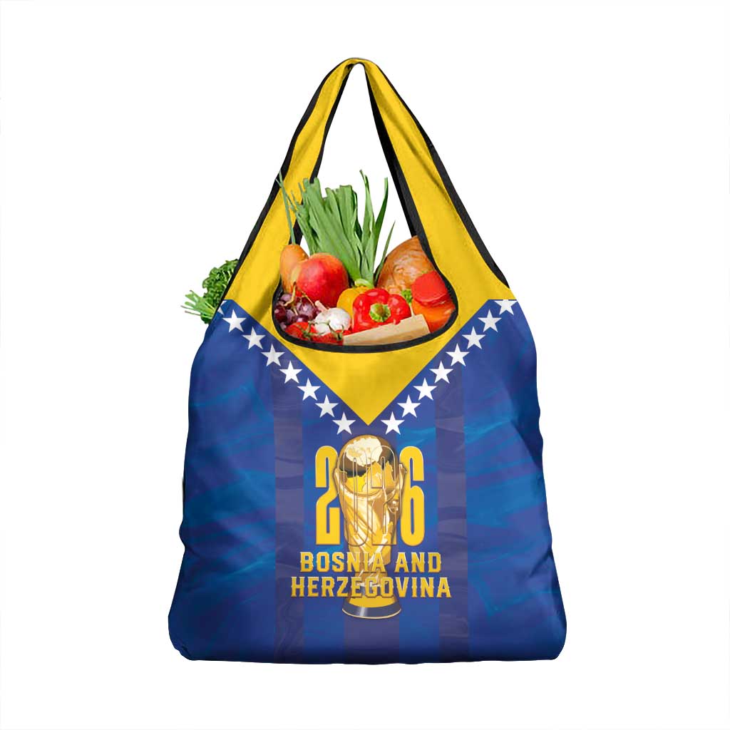 Football 2026 Bosnia And Herzegovina Grocery Bag Trophy Style