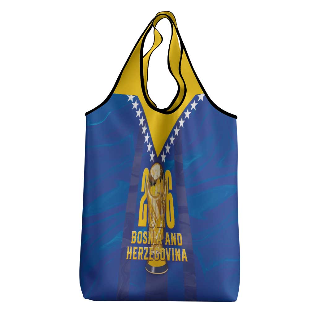 Football 2026 Bosnia And Herzegovina Grocery Bag Trophy Style