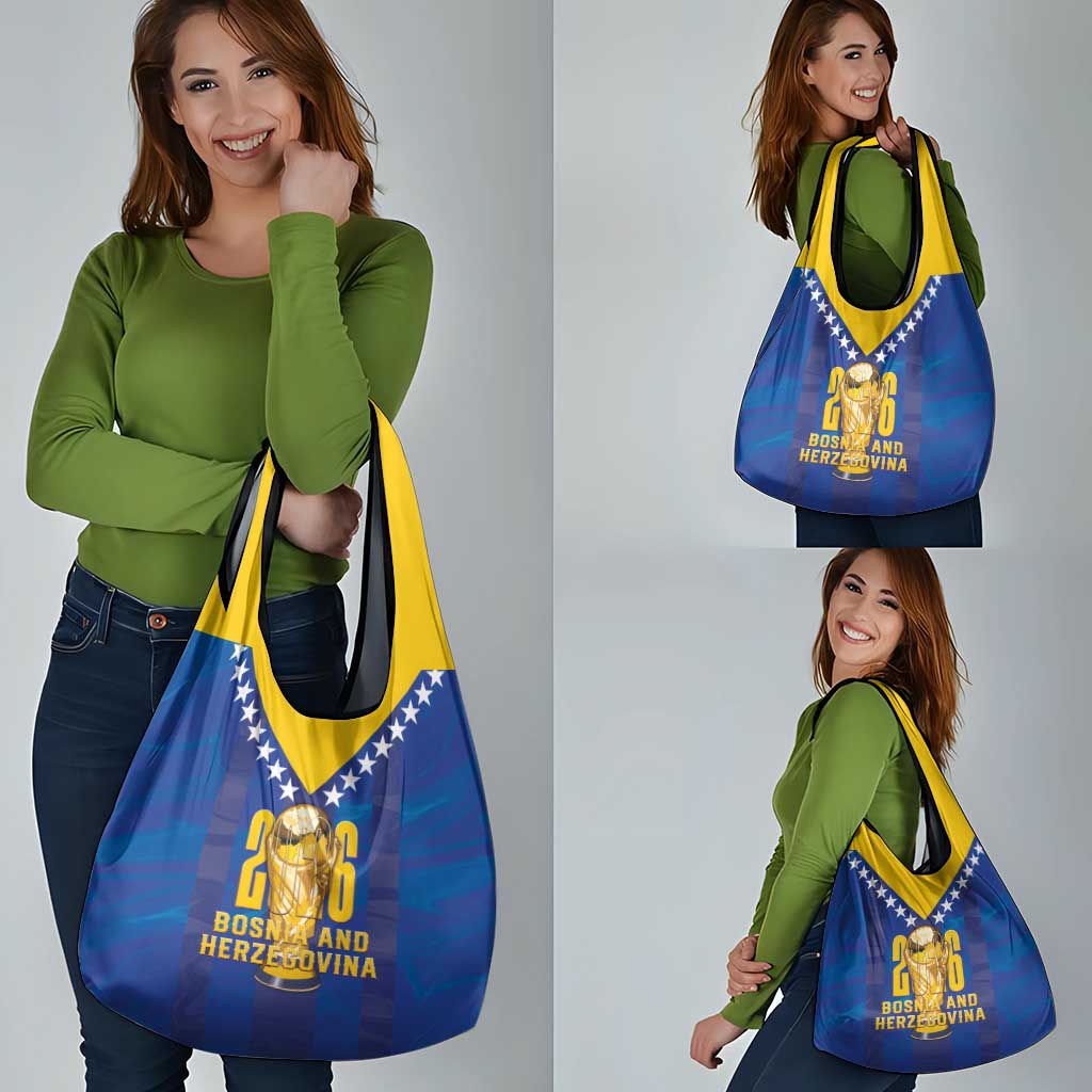 Football 2026 Bosnia And Herzegovina Grocery Bag Trophy Style