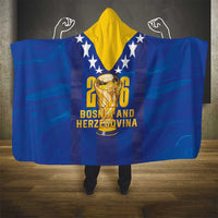 Football 2026 Bosnia And Herzegovina Hooded Blanket Trophy Style