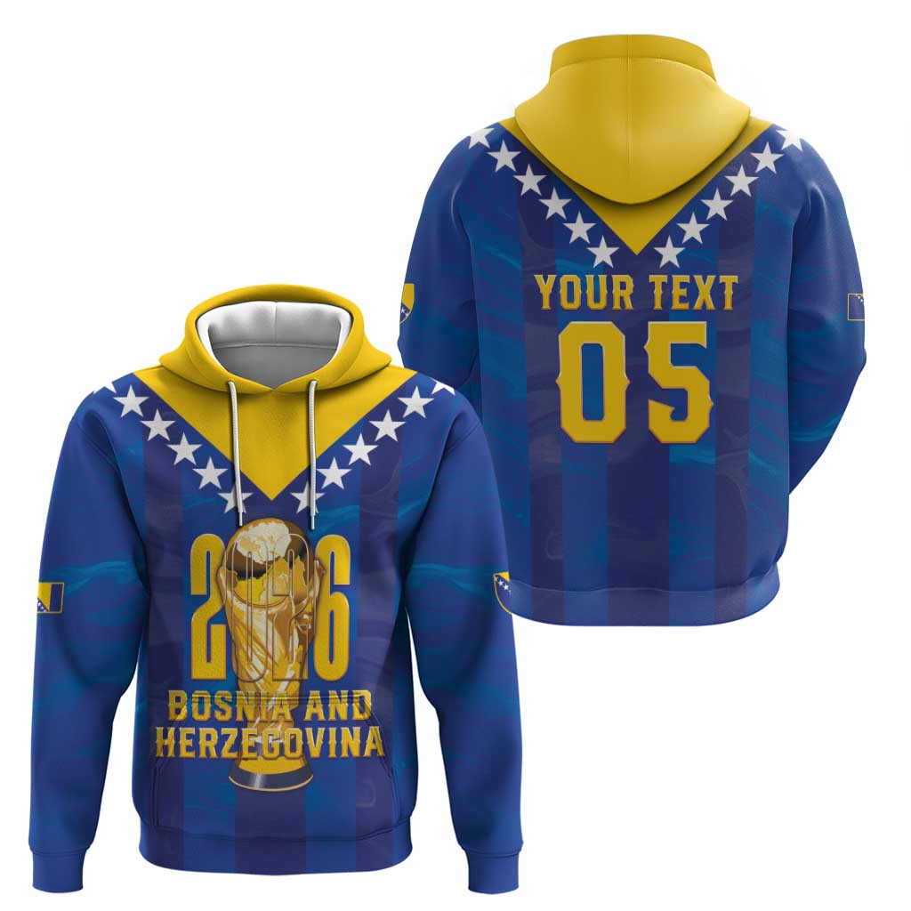 Custom Football 2026 Bosnia And Herzegovina Hoodie Trophy Style