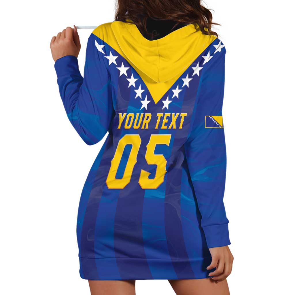 Custom Football 2026 Bosnia And Herzegovina Hoodie Dress Trophy Style