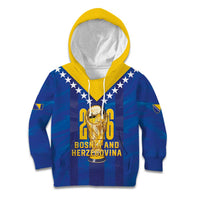 Custom Football 2026 Bosnia And Herzegovina Kid Hoodie Trophy Style