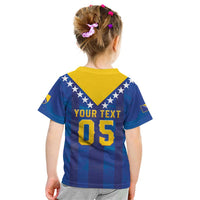 Custom Football 2026 Bosnia And Herzegovina Kid T Shirt Trophy Style
