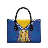 Football 2026 Bosnia And Herzegovina Leather Bag Trophy Style