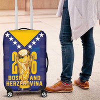 Football 2026 Bosnia And Herzegovina Luggage Cover Trophy Style