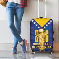 Football 2026 Bosnia And Herzegovina Luggage Cover Trophy Style