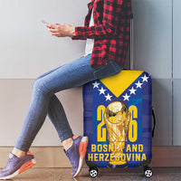 Football 2026 Bosnia And Herzegovina Luggage Cover Trophy Style