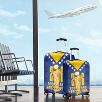 Football 2026 Bosnia And Herzegovina Luggage Cover Trophy Style