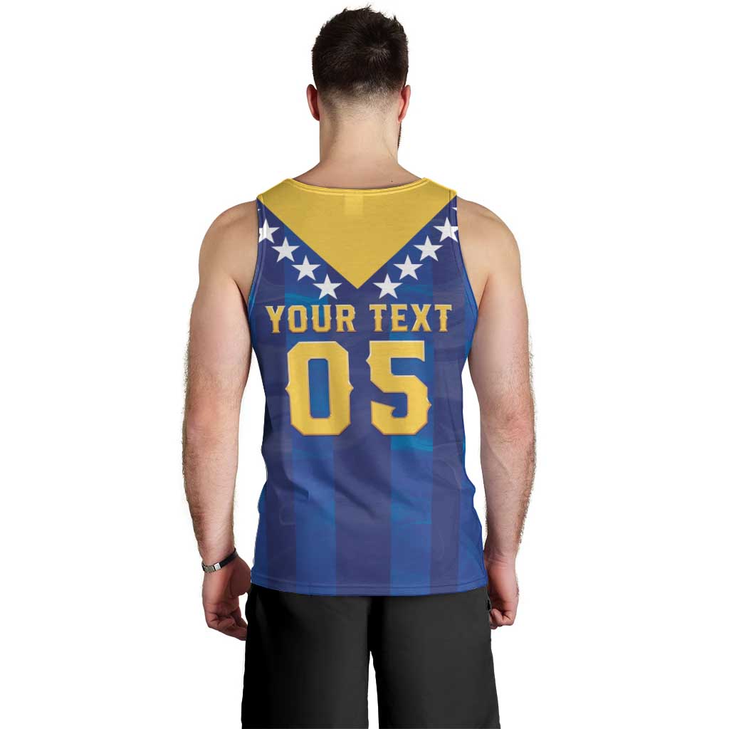Custom Football 2026 Bosnia And Herzegovina Men Tank Top Trophy Style