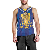 Custom Football 2026 Bosnia And Herzegovina Men Tank Top Trophy Style