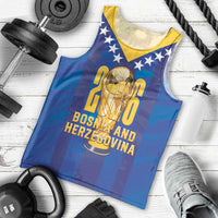 Custom Football 2026 Bosnia And Herzegovina Men Tank Top Trophy Style