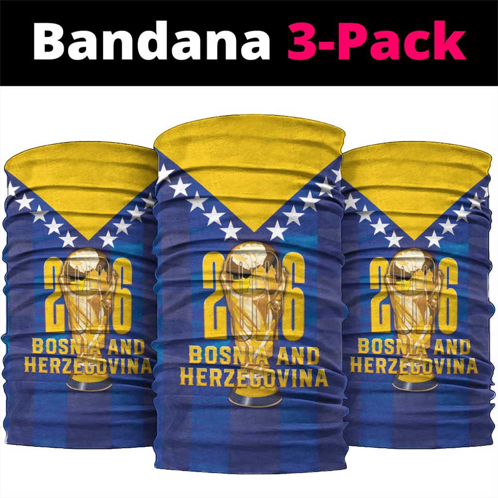 Football 2026 Bosnia And Herzegovina Neck Gaiter Trophy Style