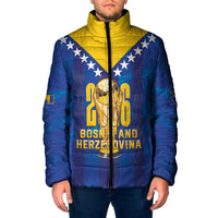 Custom Football 2026 Bosnia And Herzegovina Padded Jacket Trophy Style