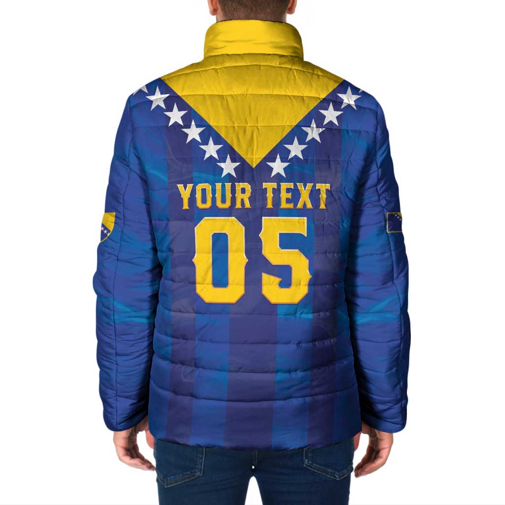 Custom Football 2026 Bosnia And Herzegovina Padded Jacket Trophy Style