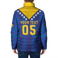 Custom Football 2026 Bosnia And Herzegovina Padded Jacket Trophy Style