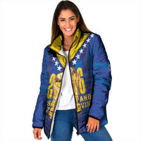Custom Football 2026 Bosnia And Herzegovina Padded Jacket Trophy Style