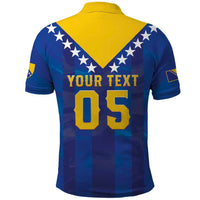 Custom Football 2026 Bosnia And Herzegovina Polo Shirt Trophy Style