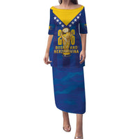 Custom Football 2026 Bosnia And Herzegovina Puletasi Trophy Style