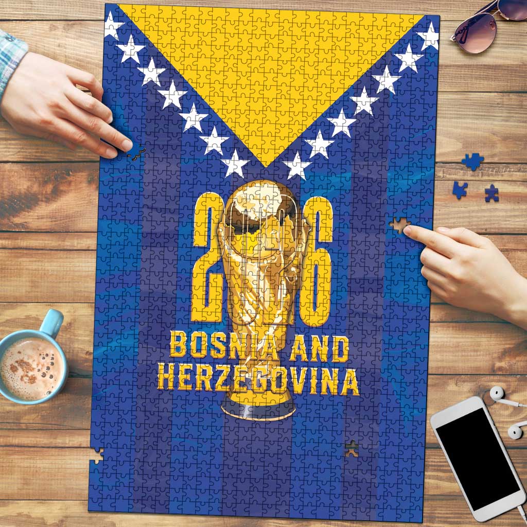 Football 2026 Bosnia And Herzegovina Puzzle Trophy Style