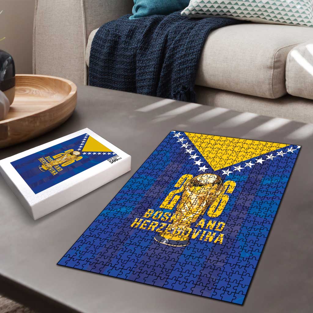 Football 2026 Bosnia And Herzegovina Puzzle Trophy Style