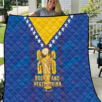 Football 2026 Bosnia And Herzegovina Quilt Trophy Style