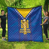 Football 2026 Bosnia And Herzegovina Quilt Trophy Style