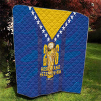 Football 2026 Bosnia And Herzegovina Quilt Trophy Style